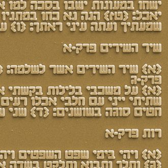 תליון מגן דוד ג'רוזלם ננו תנ"ך